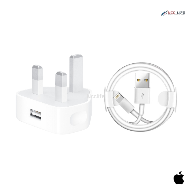 Apple 3-Pin USB Charger for Lightning – Fast & Safe Charging