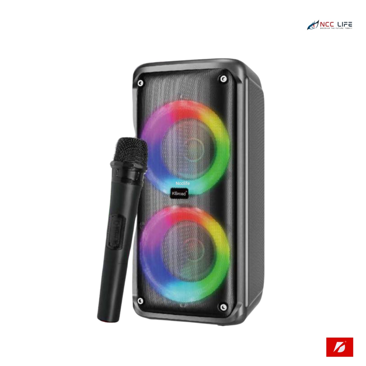 KTS-1973 Portable Bluetooth Speaker with LED Lights