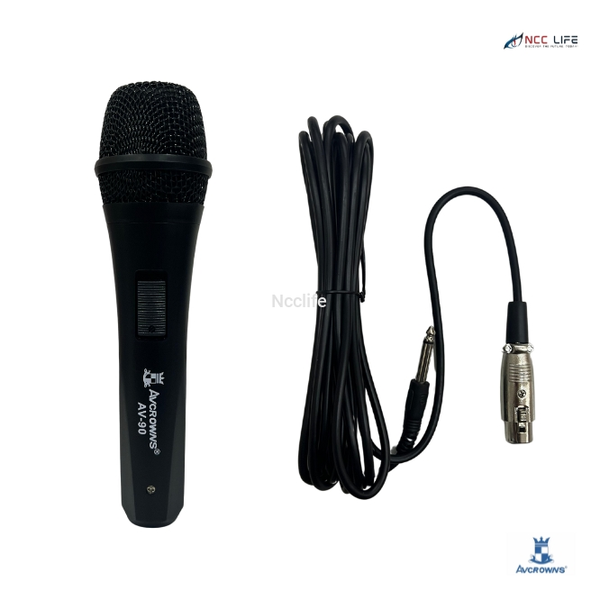 AVCROWNS AV-90 Wired Vocal Microphone