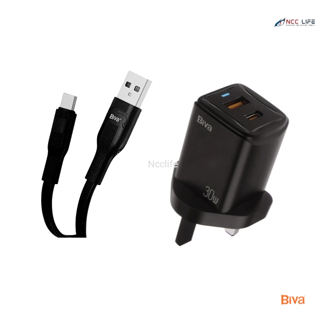 BIVA PD+QC3.0 Fast Charger – Model HC-34