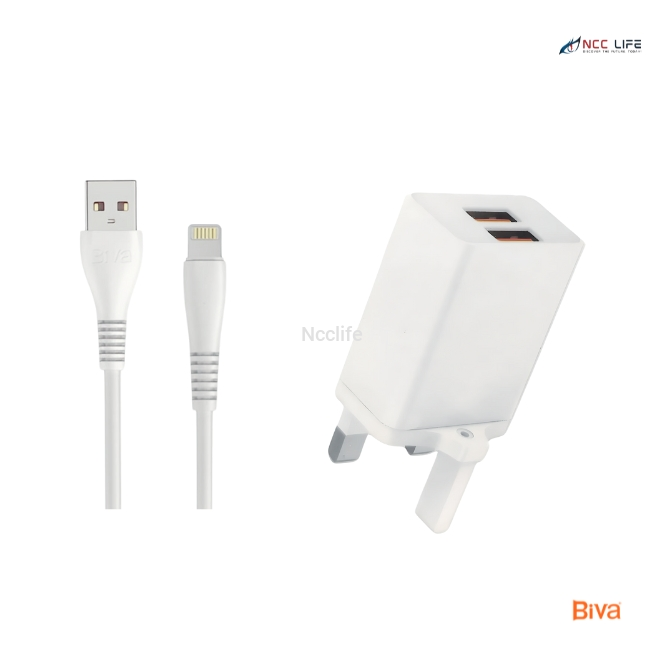 BIVA 2 USB Charger 2.4A for Lightning – Model HC-45