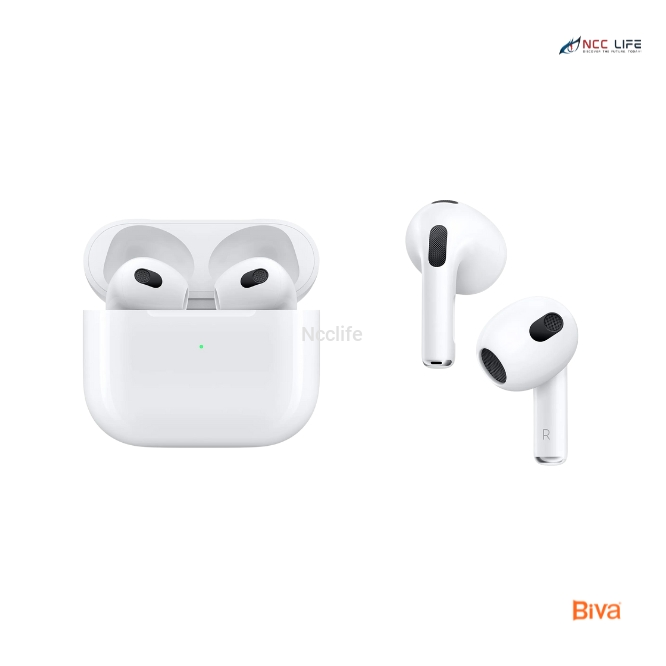 BIVA AirPods 3 (TWS4) Wireless Earbuds – White