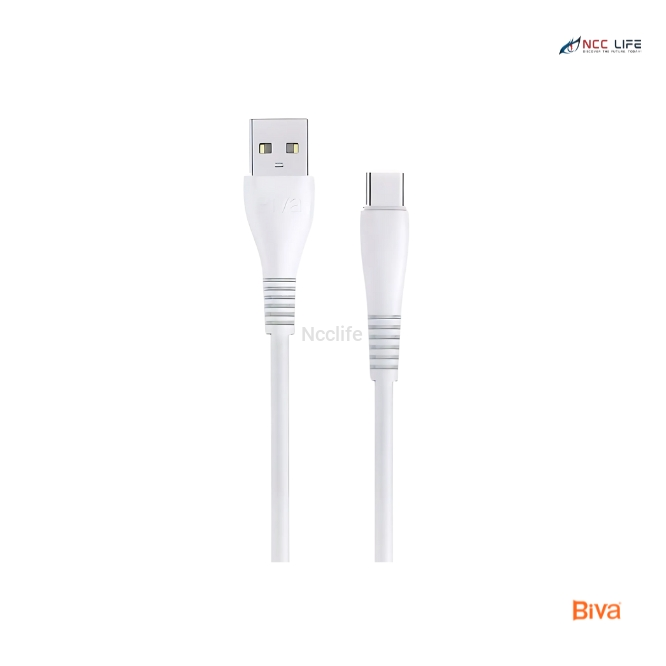 BIVA USB to Type-C Data Cable – Model C-07T (1M)