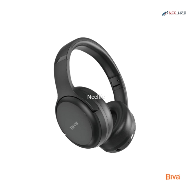 BIVA Wireless Smart Headset HD-01 – Bluetooth 5.3, 25-30 Hours Playtime, Hi-Fi Stereo Sound