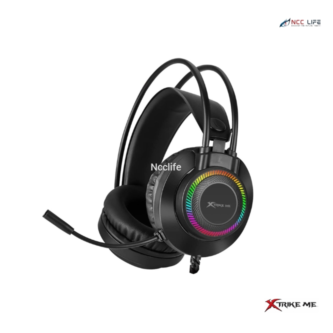 Xtrike Me GH-509 Wired Stereo Gaming Headset with RGB Backlight and Adjustable Microphone