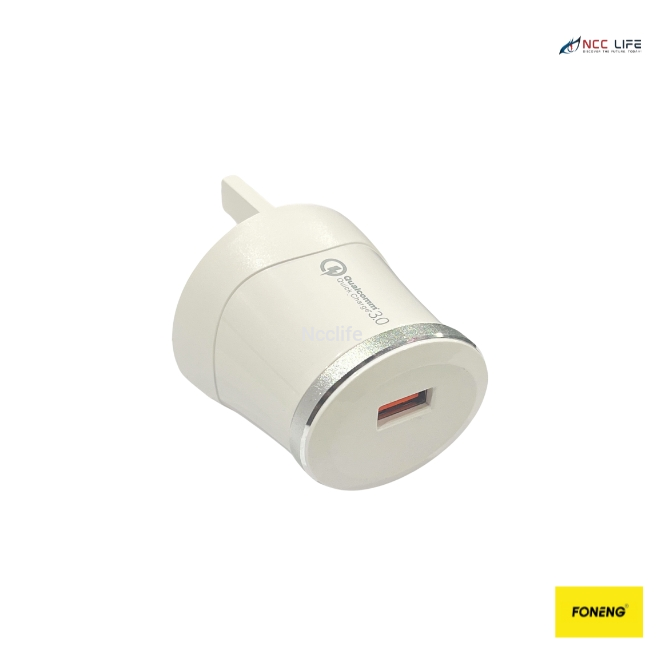 Foneng 3A USB Smart Charger for Type-C (Model UK21)