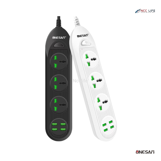 Onesam 2500W Mini Power Socket with 2M Cable – Model OS-T16