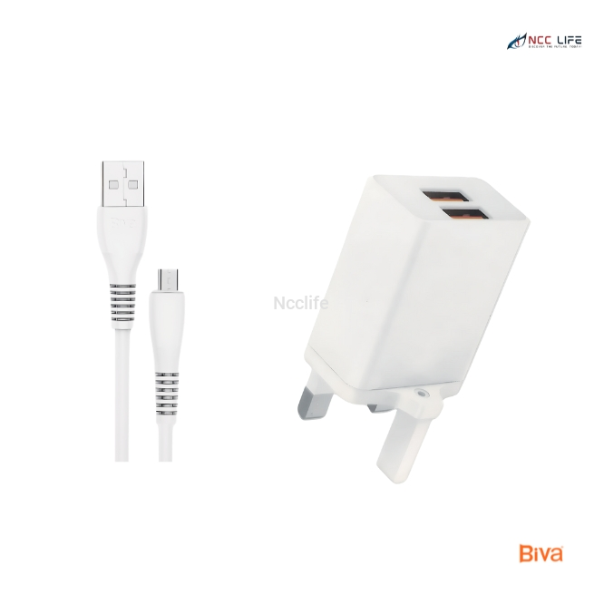 BIVA 2 USB Charger 2.4A for Micro – Model HC-45